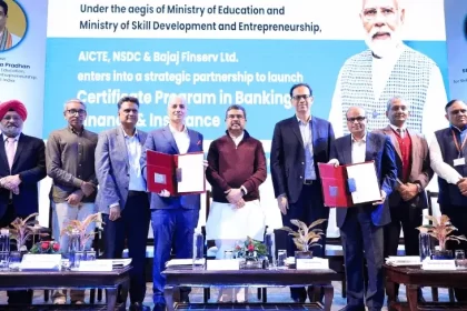 AICTE, NSDC & Bajaj Finserv Sign MOU to Offer Certificate Programme to Train Youth