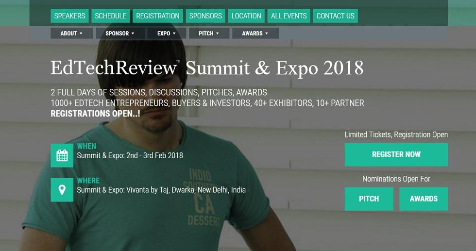 EdTechReview Summit & Expo 2018: India's Biggest Gathering in EdTech