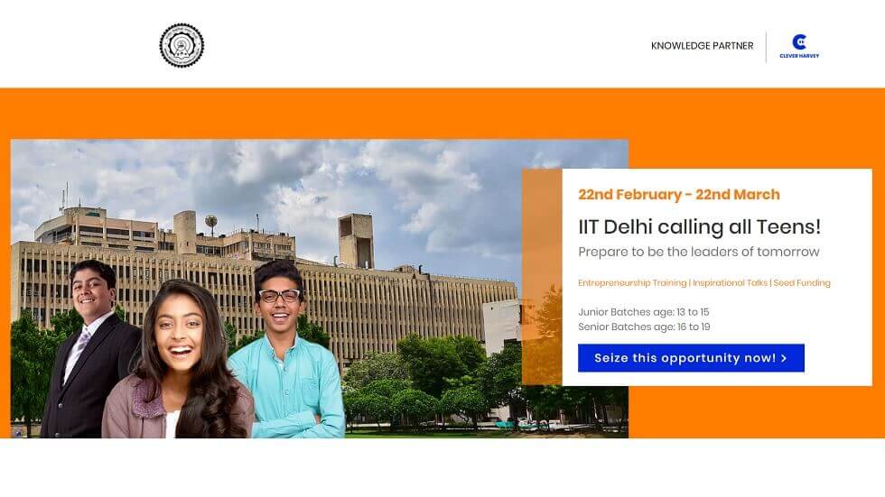 Iit Delhi Dms Launches Entrepreneurship Competition for School Students