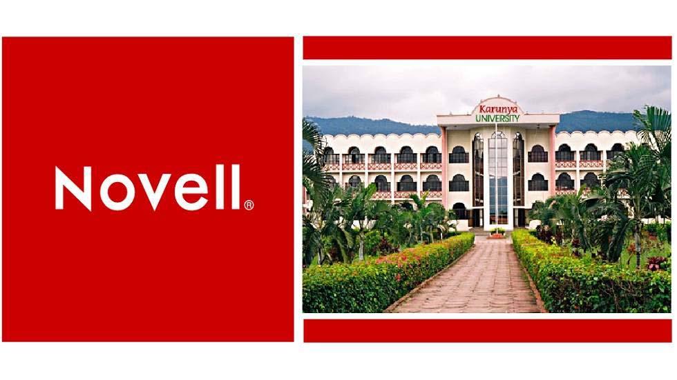 Novell offers professional course for the M-Tech program at Karunya University