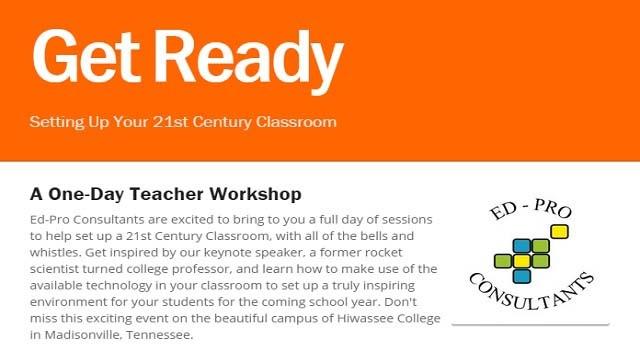 event Setting Up Your 21st Century Classroom
