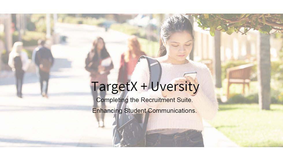 Targetx Acquires San-francisco-based Uversity Leading Mobile and Enrollment Analytics Company in Higher Education